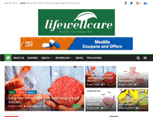 Tablet Screenshot of lifewellcare.com